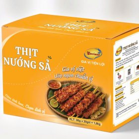 Hộp 20 Gói Xốt Gia Vị Tiện Lợi Thịt Nướng Sả Savione – Nguồn Hàng Giá Sỉ, Tối Ưu Lợi Nhuận Quán Ăn